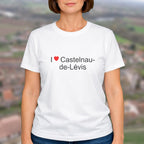 T-shirt I love castelnau-de-lévis