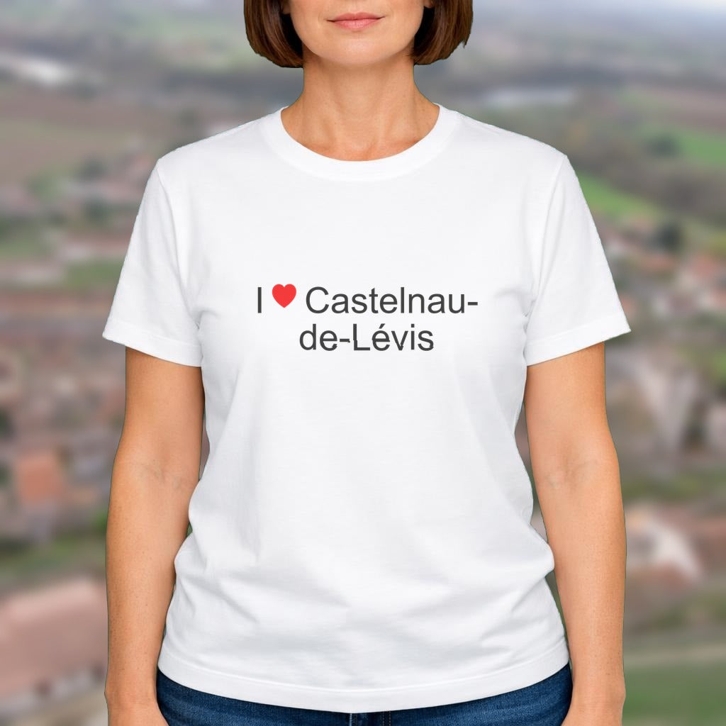 T-shirt I love castelnau-de-lévis