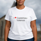 T-shirt I love castelnau-valence