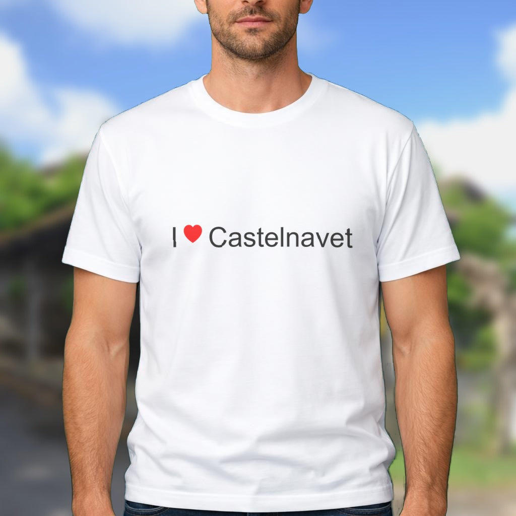 T-shirt I love castelnavet