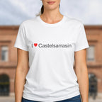 T-shirt I love castelsarrasin