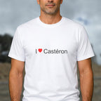 T-shirt I love castéron