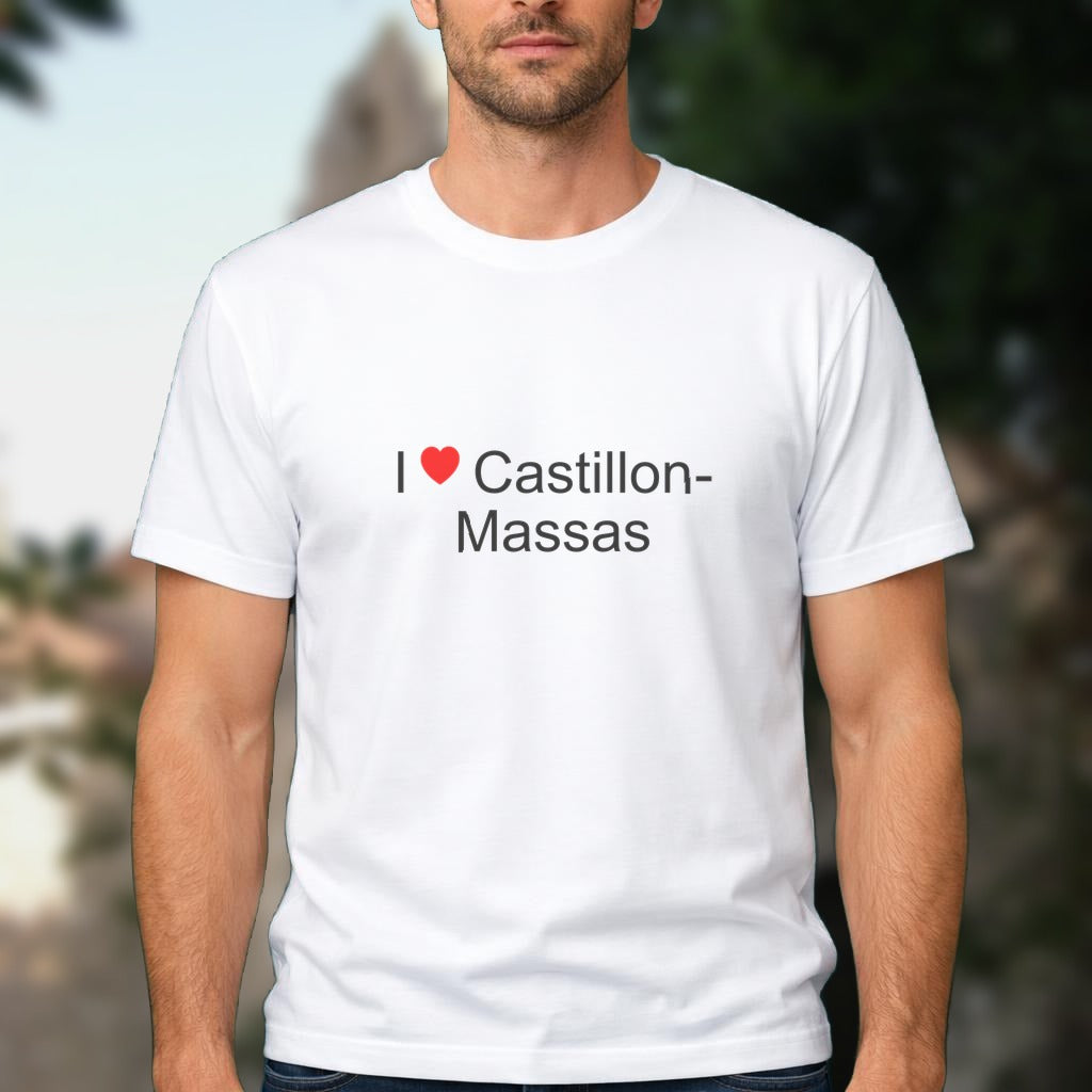 T-shirt I love castillon-massas