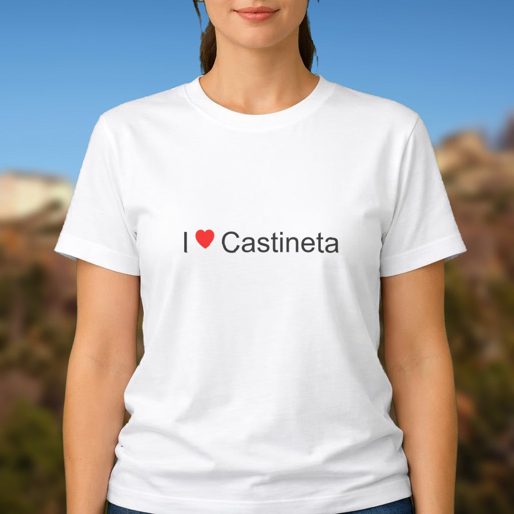 T-shirt I love castineta