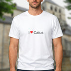T-shirt I love catus