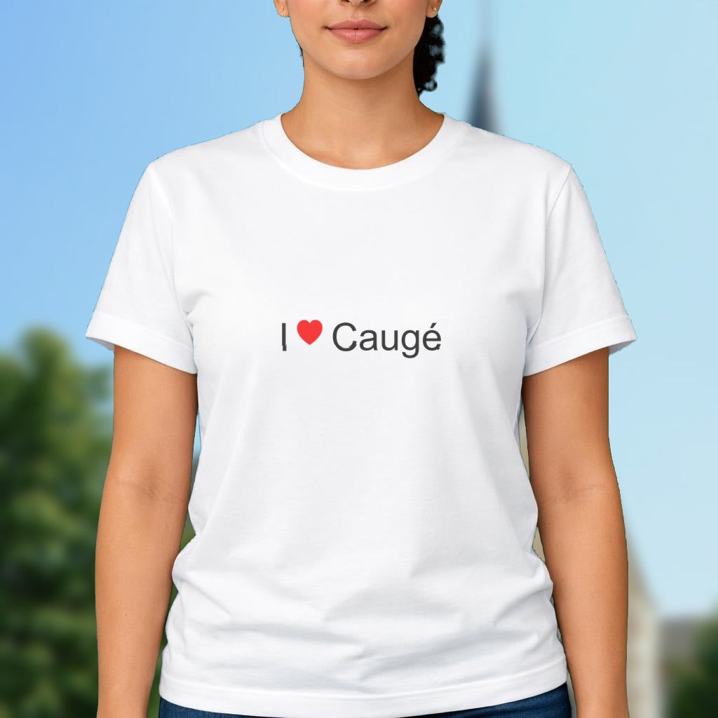 T-shirt I love caugé