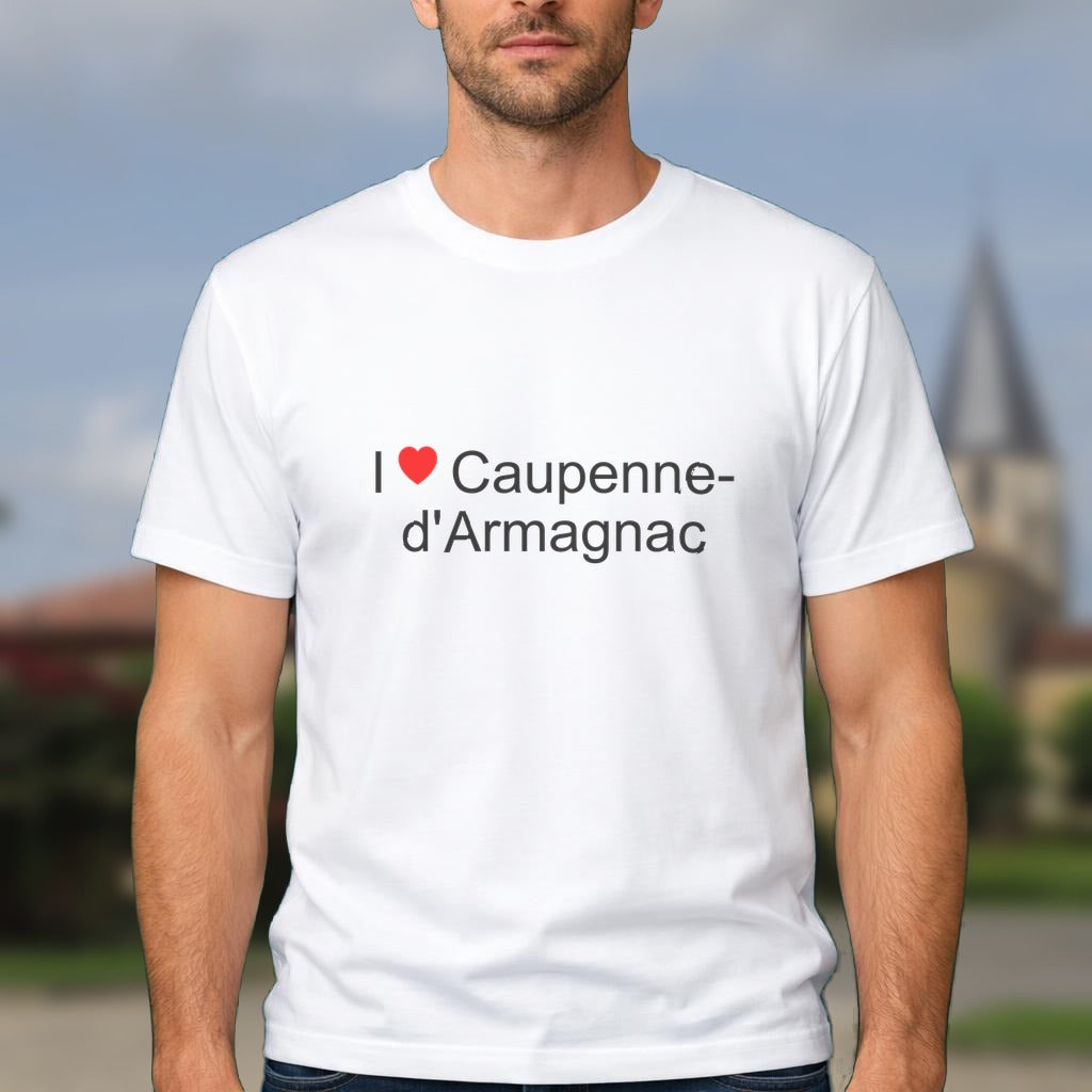 T-shirt I love caupenne-d'armagnac