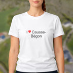 T-shirt I love causse-bégon