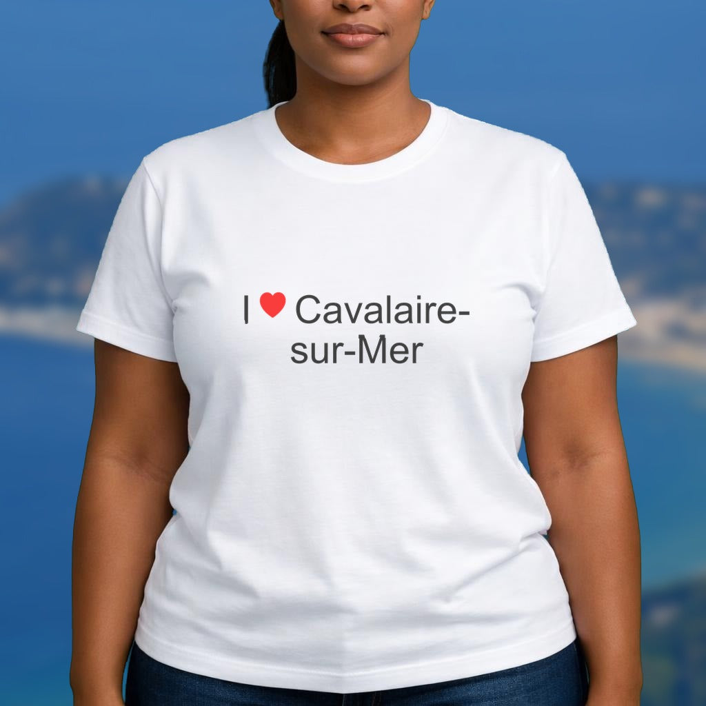 T-shirt I love cavalaire-sur-mer