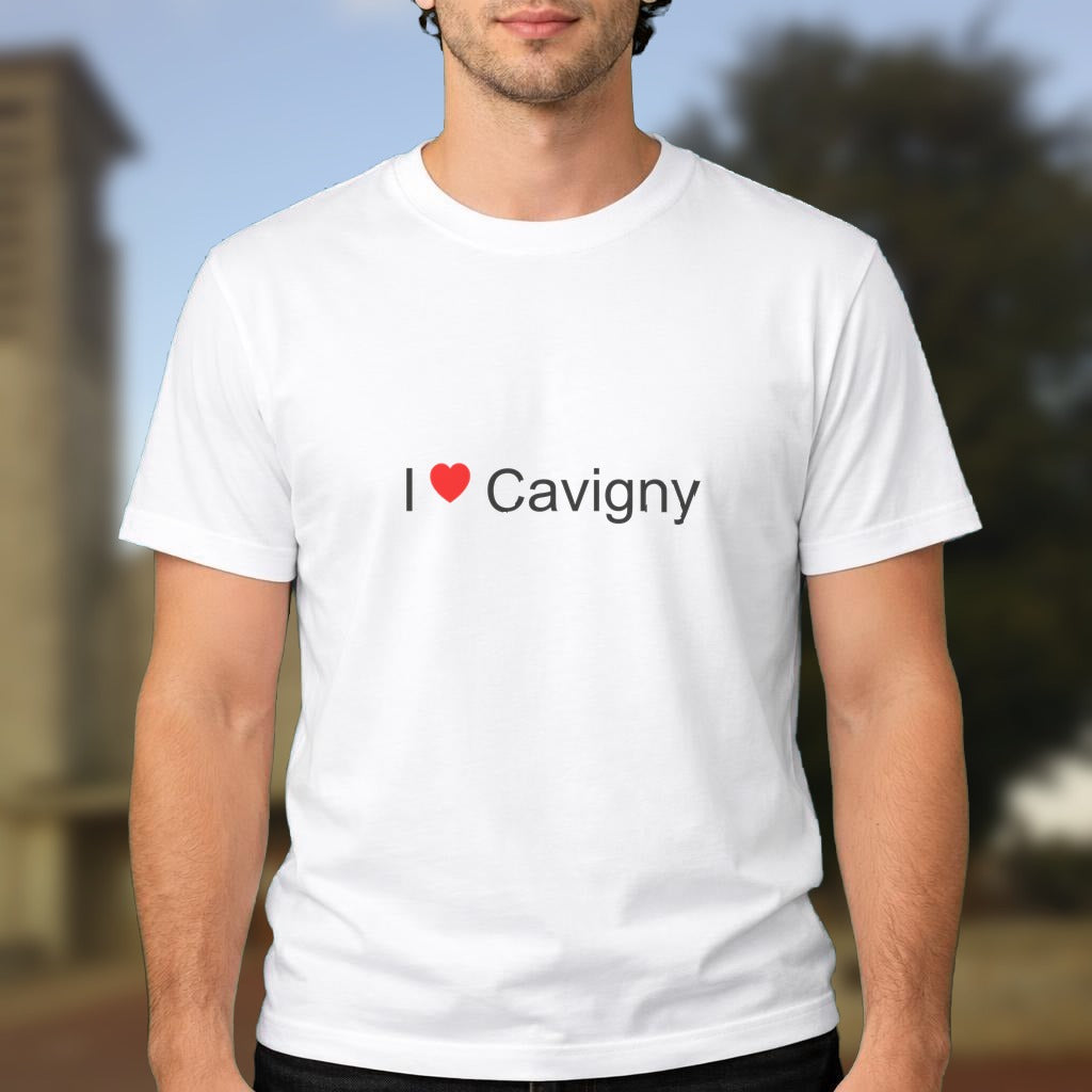 T-shirt I love cavigny
