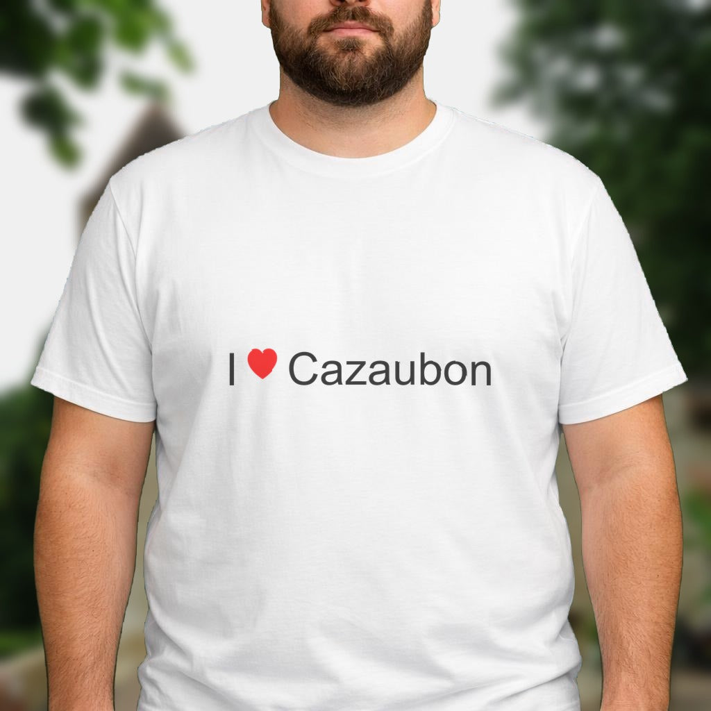 T-shirt I love cazaubon