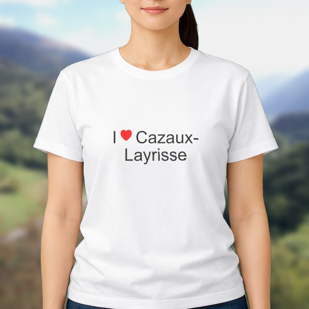 T-shirt I love cazaux-layrisse
