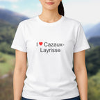 T-shirt I love cazaux-layrisse