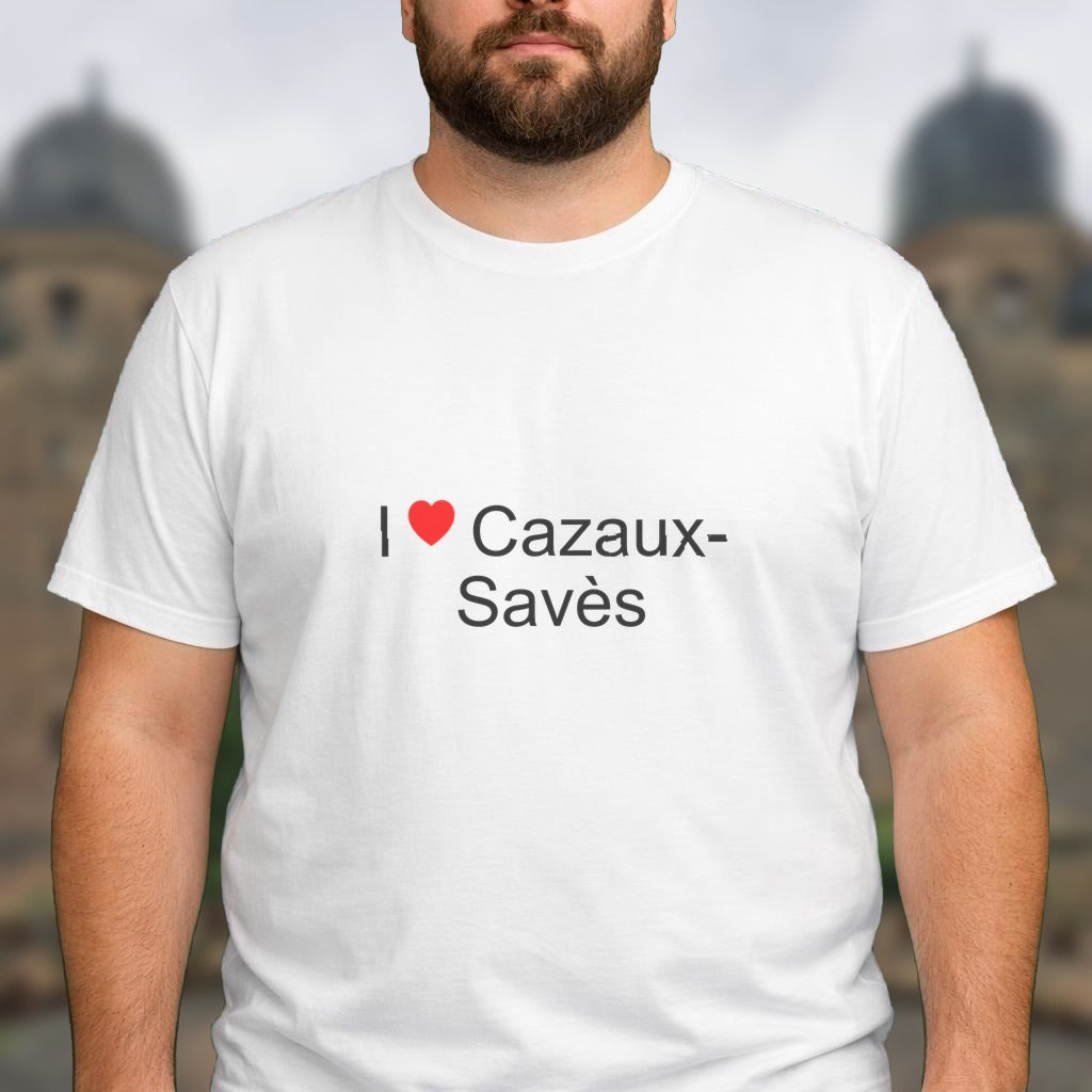 T-shirt I love cazaux-savès