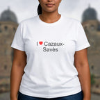 T-shirt I love cazaux-savès