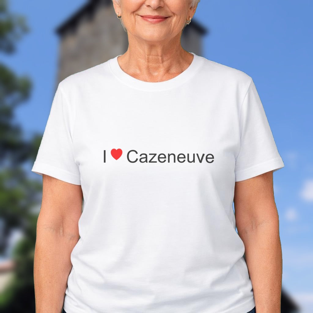 T-shirt I love cazeneuve