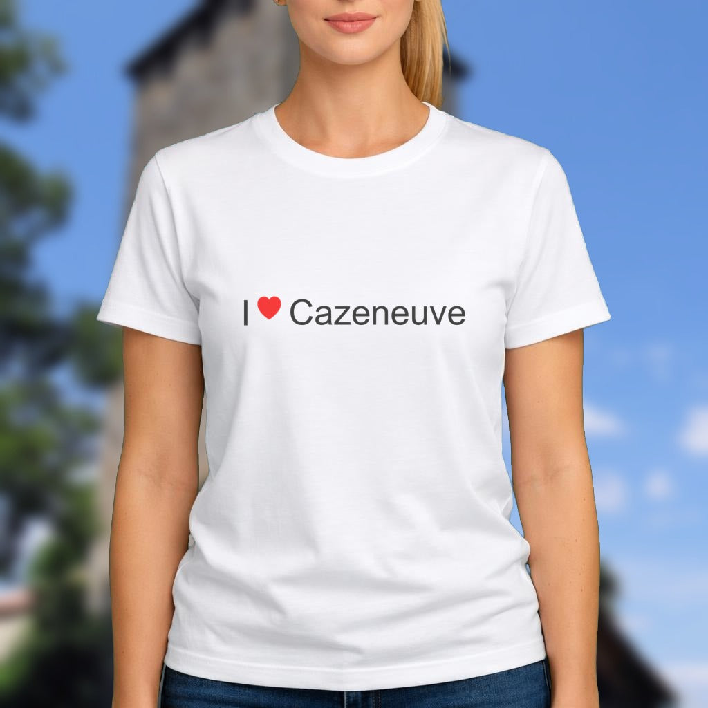 T-shirt I love cazeneuve