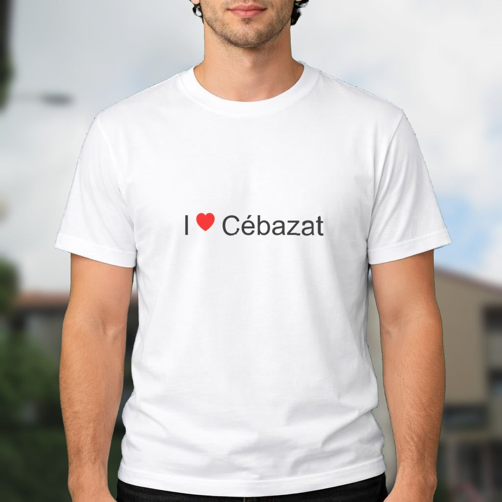 T-shirt I love cébazat
