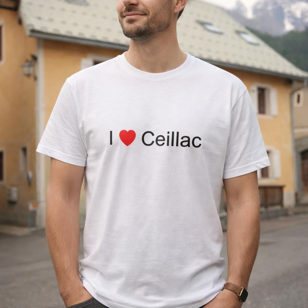 T-shirt I love ceillac