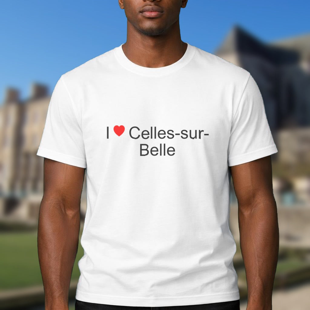T-shirt I love celles-sur-belle