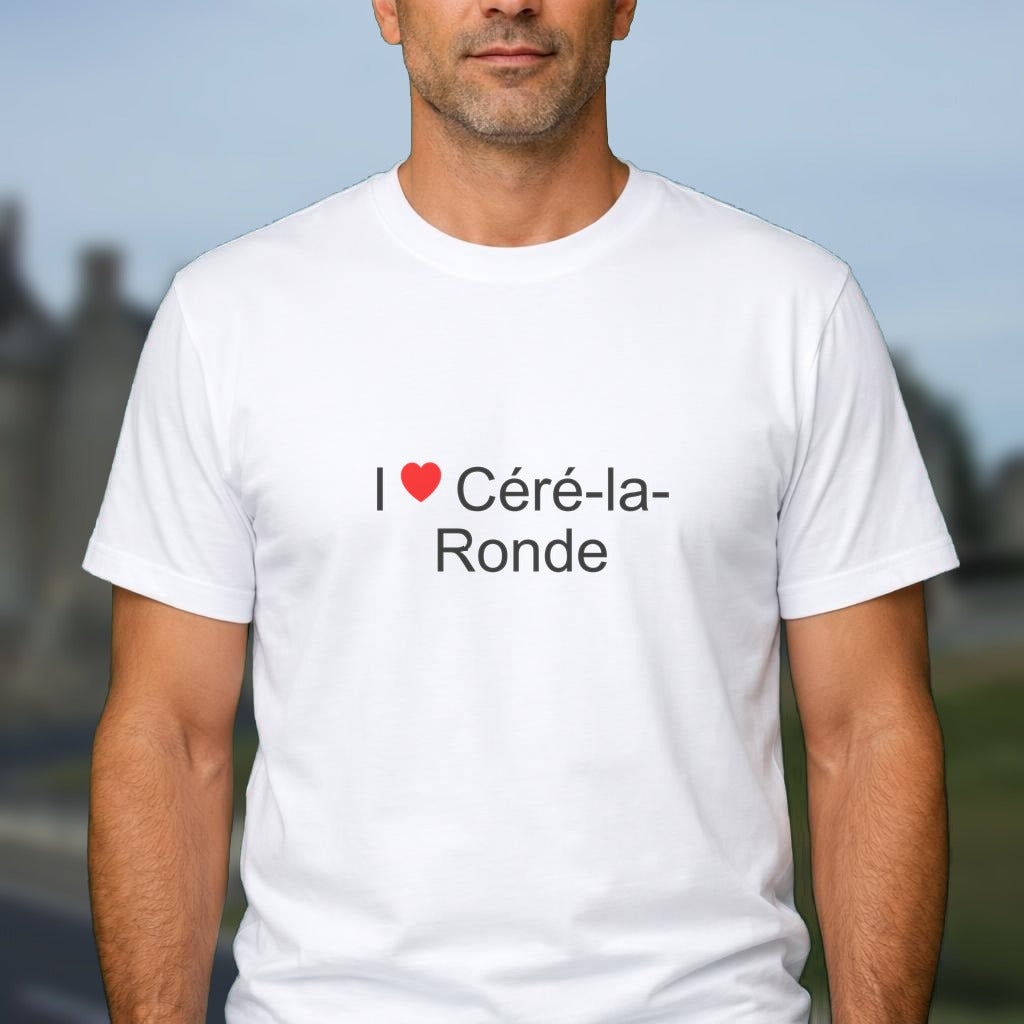 T-shirt I love céré-la-ronde