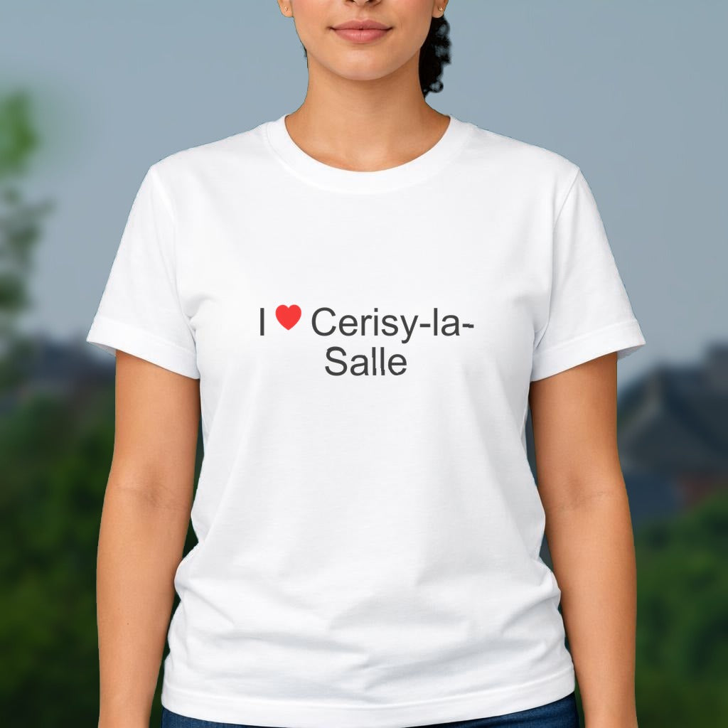 T-shirt I love cerisy-la-salle