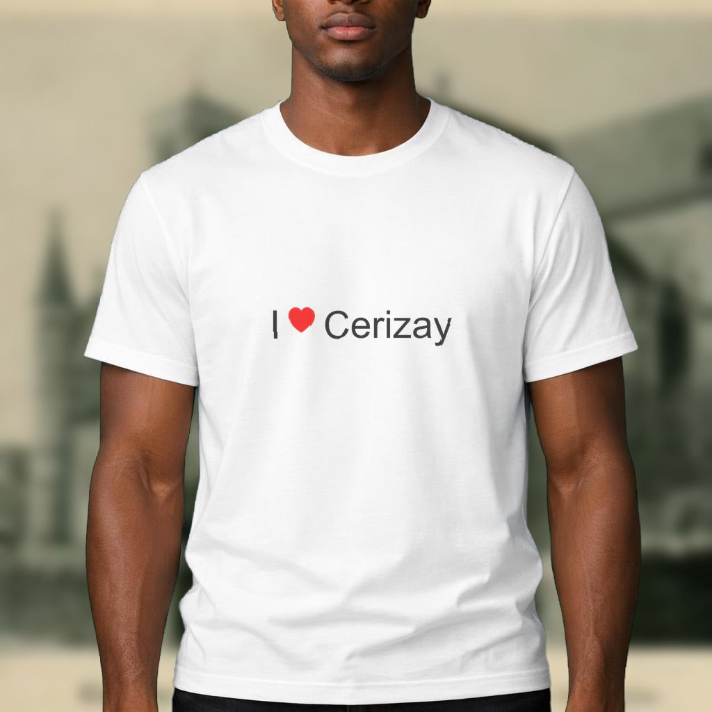 T-shirt I love cerizay