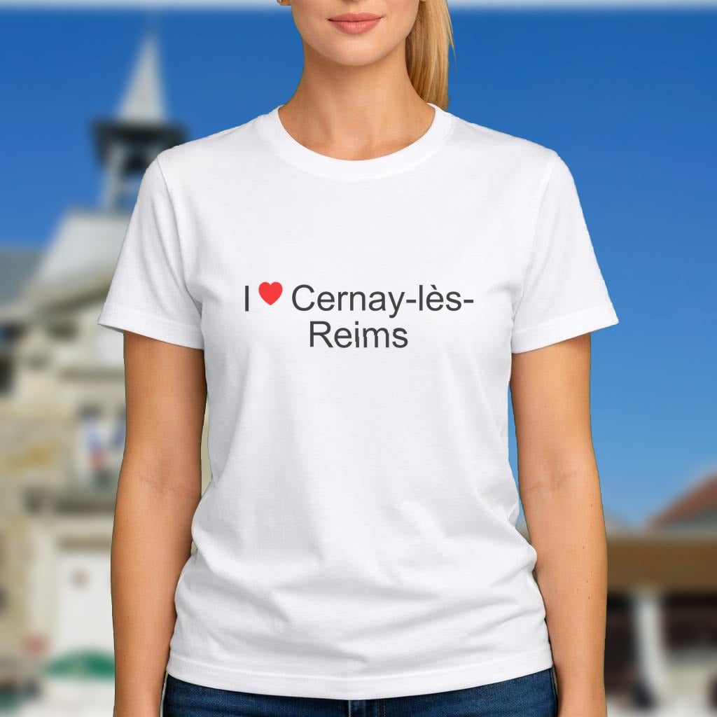 T-shirt I love cernay-lès-reims
