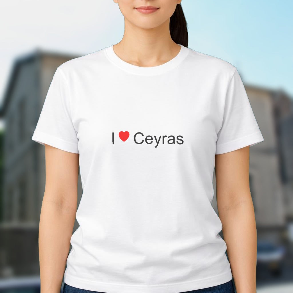 T-shirt I love ceyras