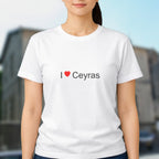 T-shirt I love ceyras