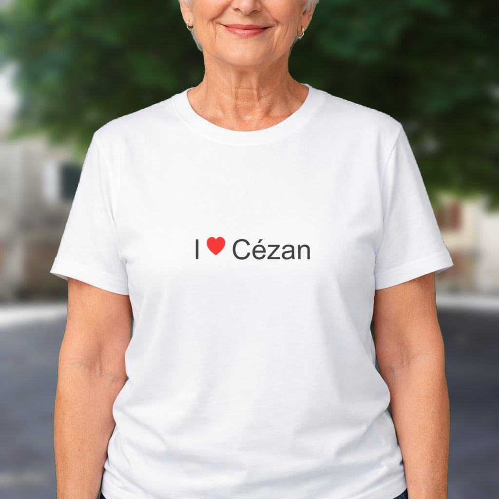 T-shirt I love cézan