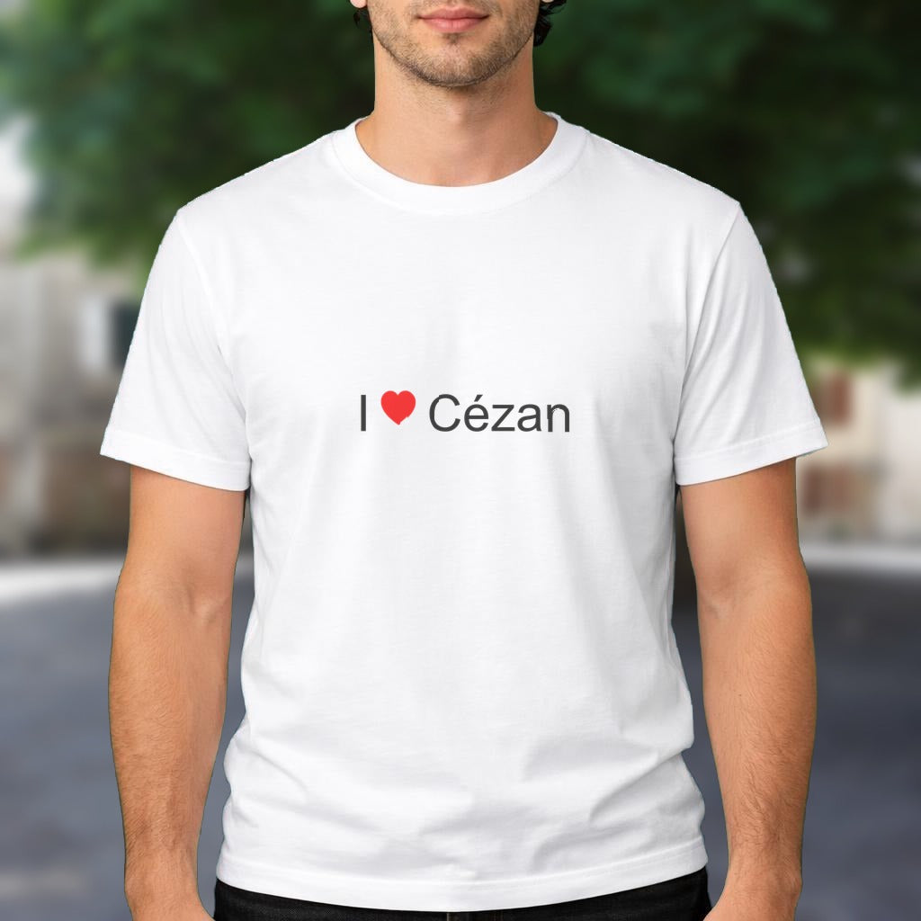 T-shirt I love cézan