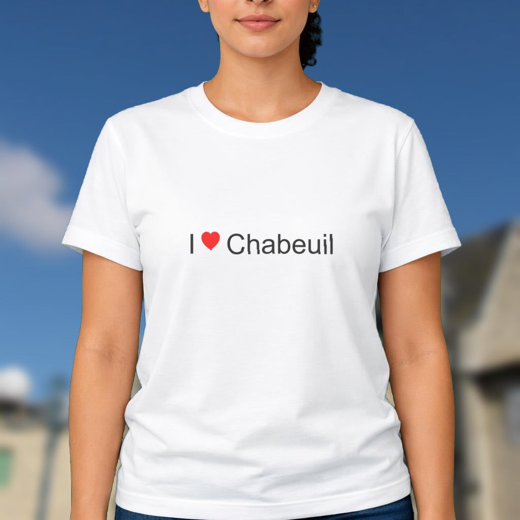 T-shirt I love chabeuil