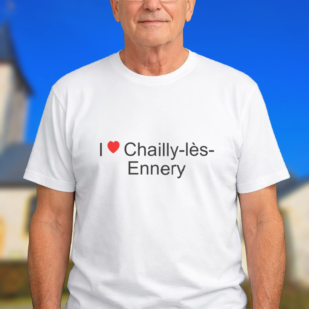 T-shirt I love chailly-lès-ennery