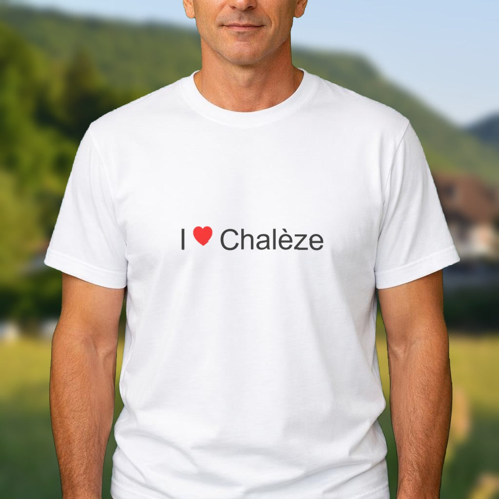 T-shirt I love chalèze