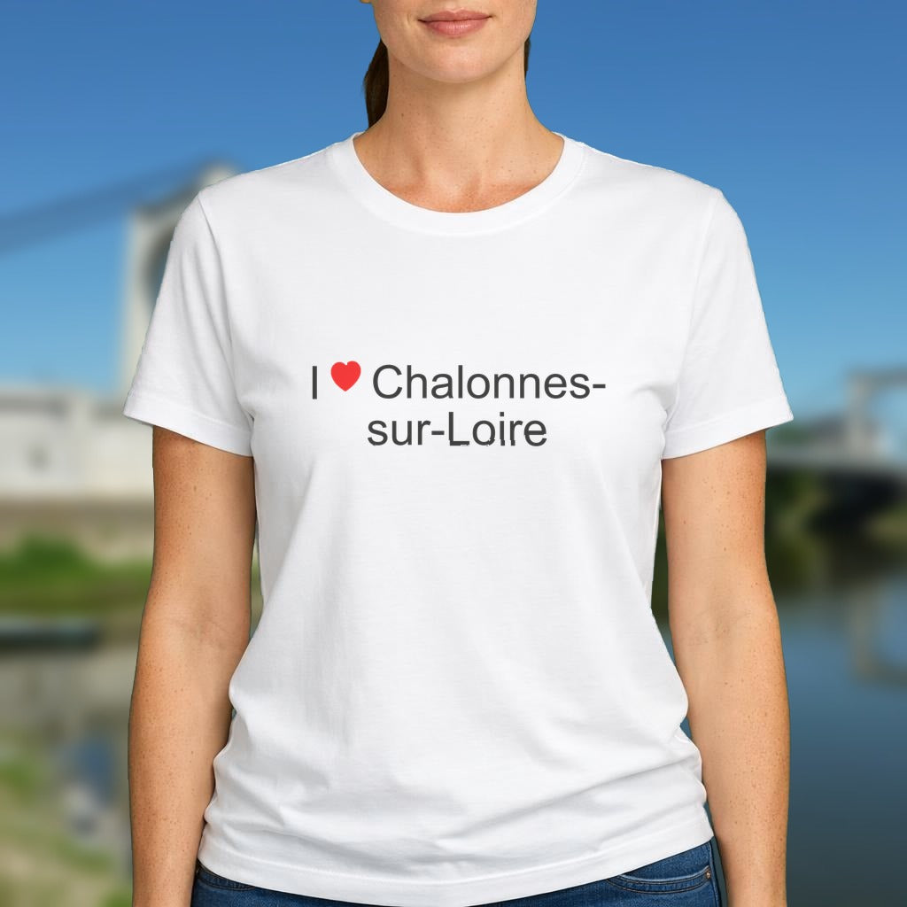 T-shirt I love chalonnes-sur-loire