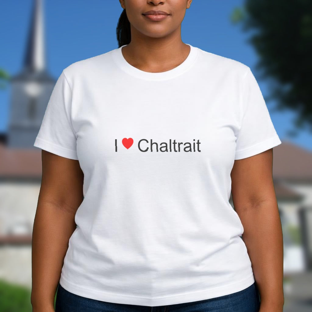 T-shirt I love chaltrait