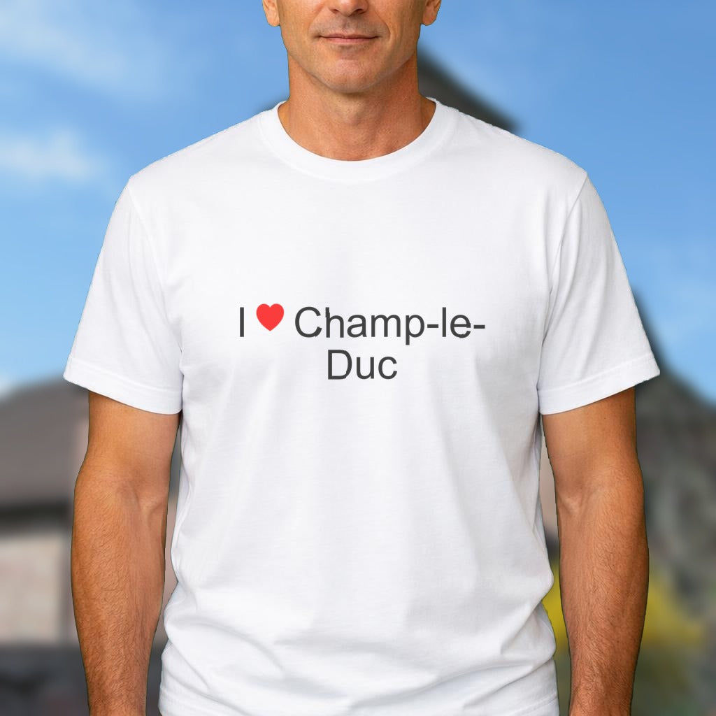 T-shirt I love champ-le-duc
