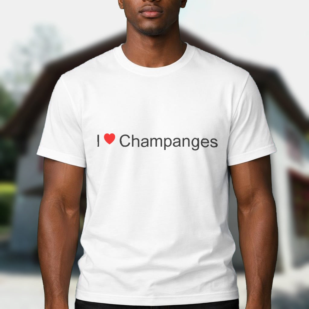 T-shirt I love champanges