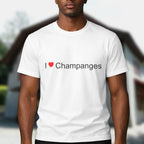 T-shirt I love champanges