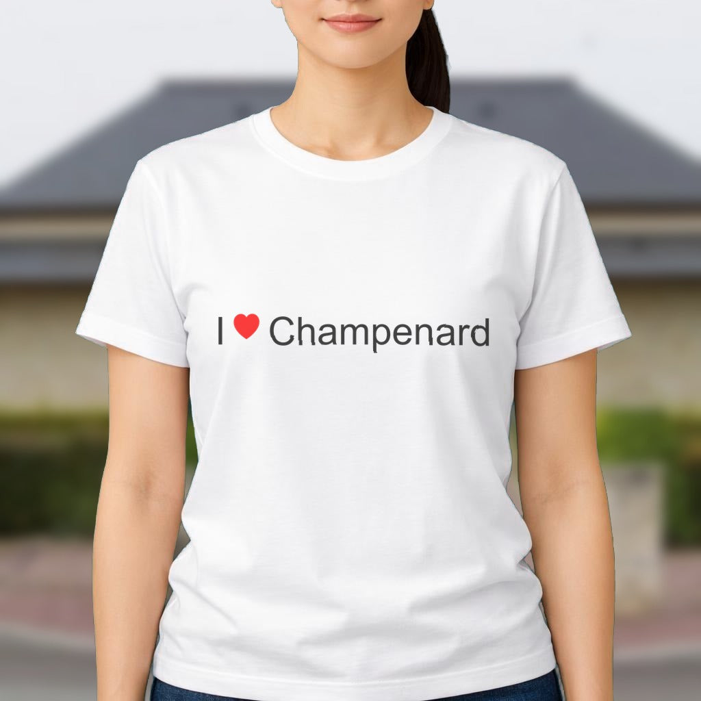 T-shirt I love champenard
