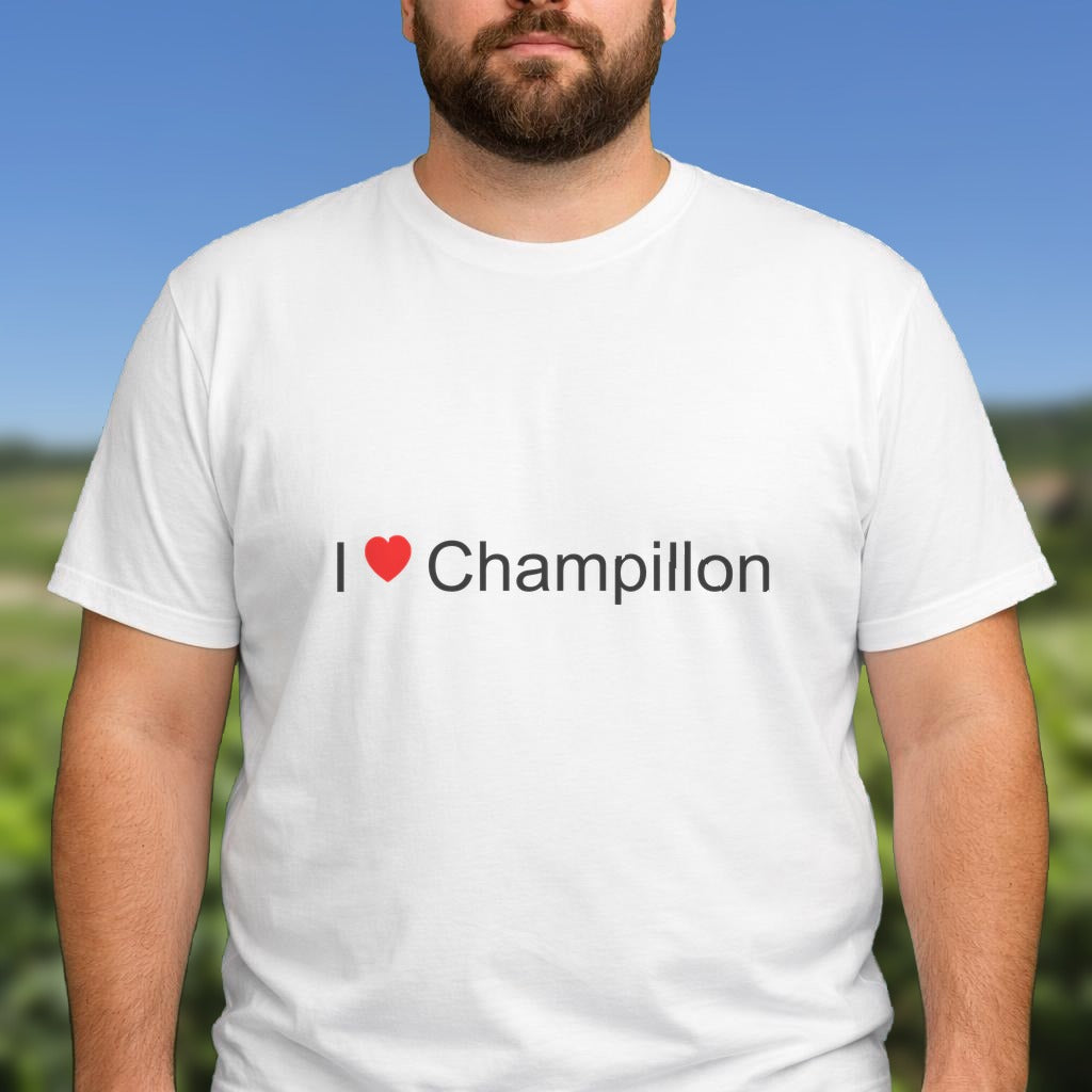 T-shirt I love champillon