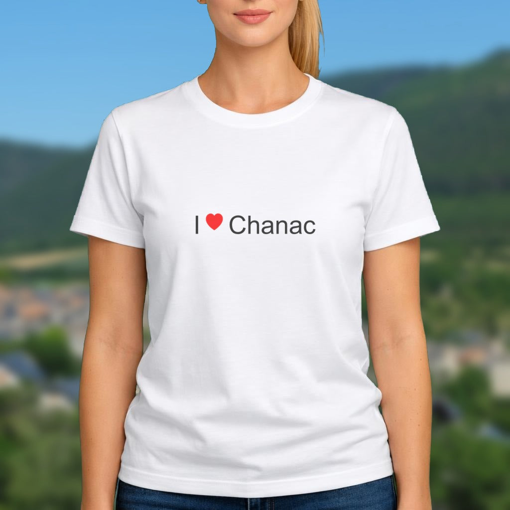 T-shirt I love chanac