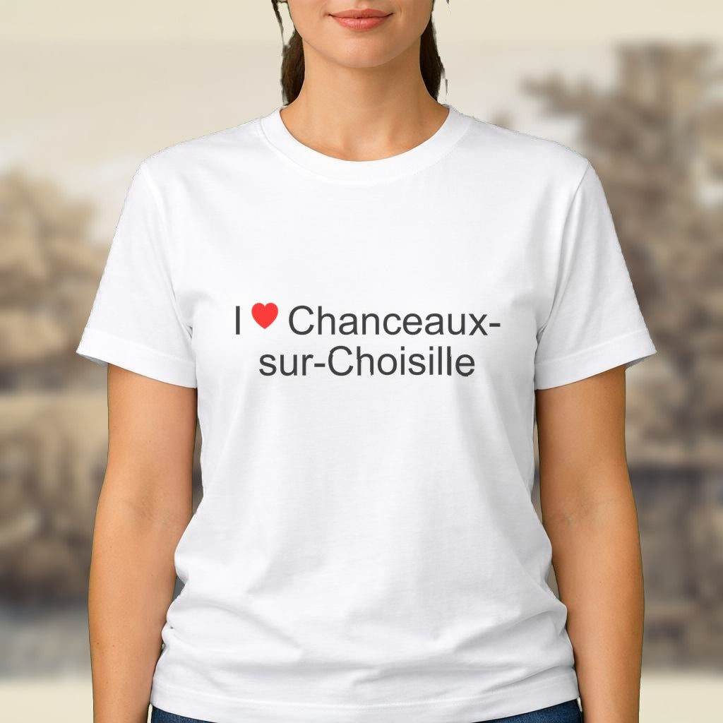 T-shirt I love chanceaux-sur-choisille