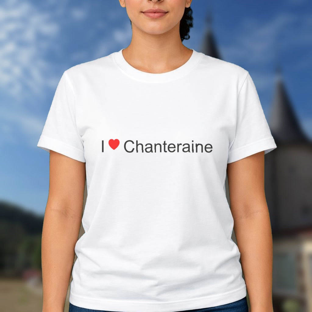 T-shirt I love chanteraine