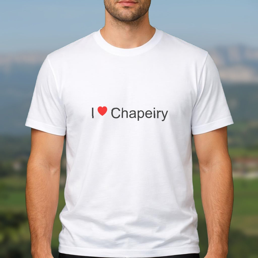 T-shirt I love chapeiry