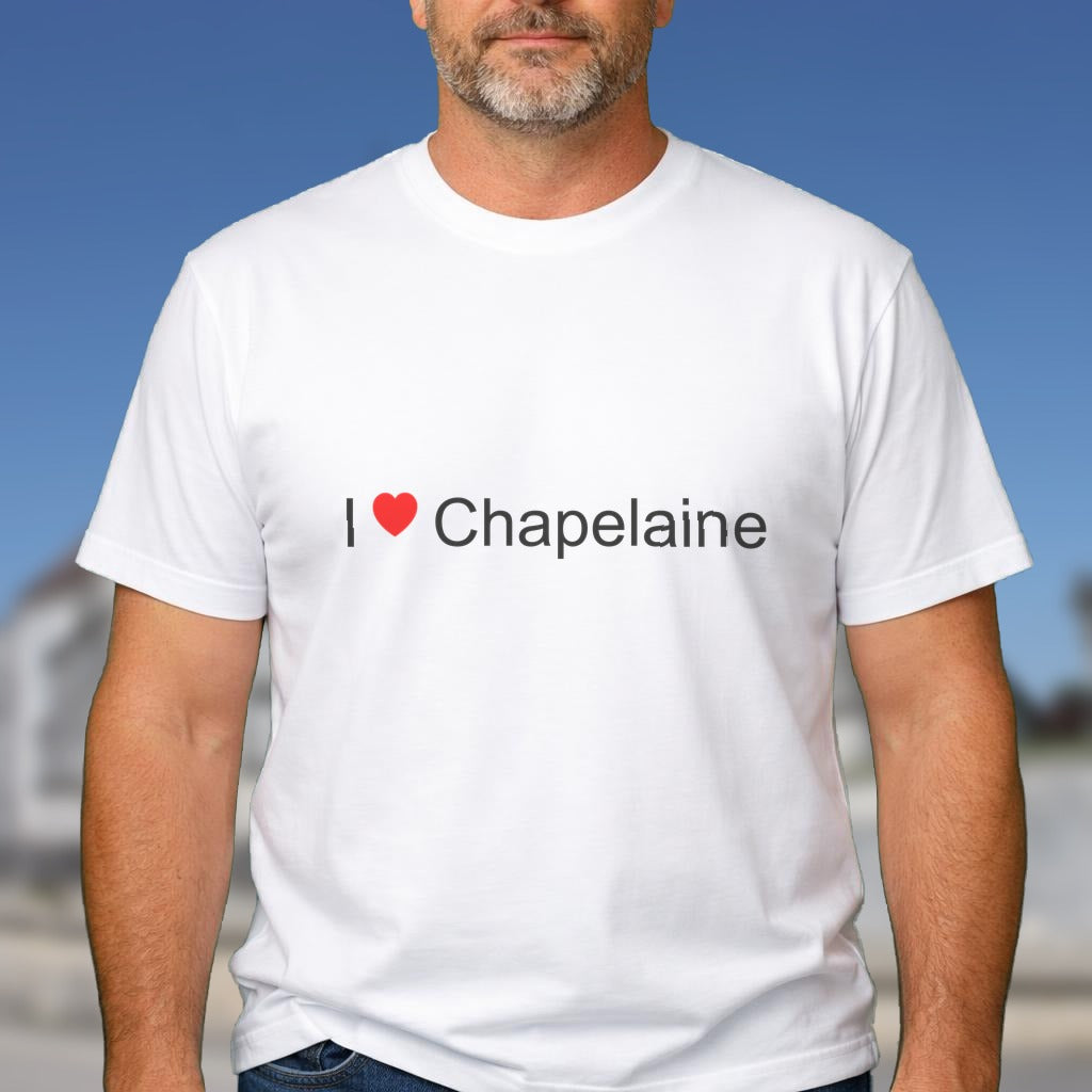 T-shirt I love chapelaine