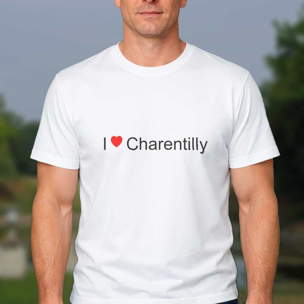 T-shirt I love charentilly