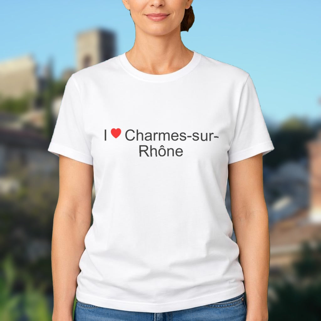 T-shirt I love charmes-sur-rhône