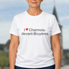 T-shirt I love charmois-devant-bruyères